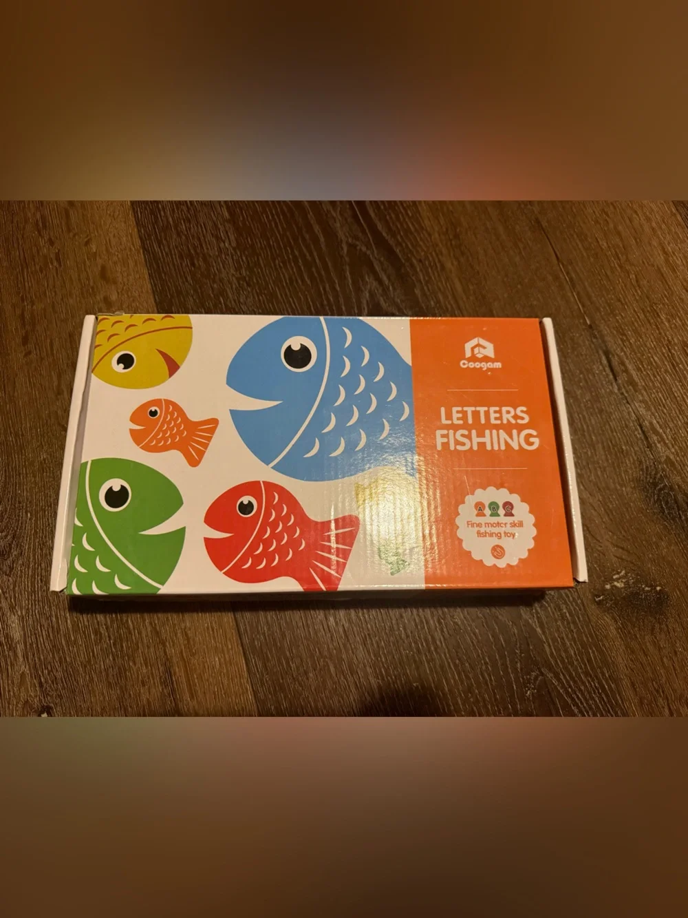 Letters Fishing Educational Toy - Blue/Red/Green/Yellow Fish